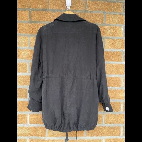 Ella Moss Utility Jacket Black size large - Picture 8 of 8